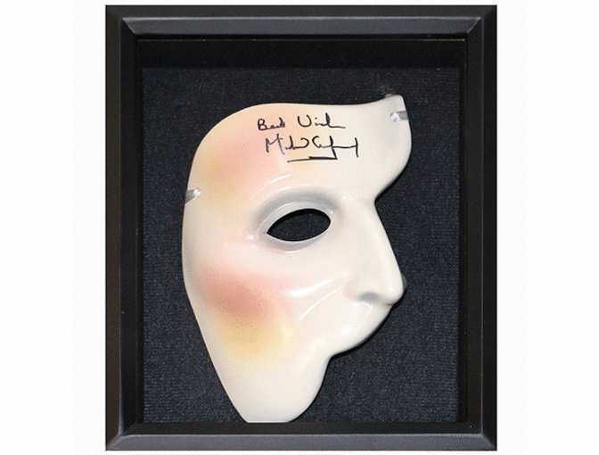 The Phantom of the Opera mask signed by Michael Crawford