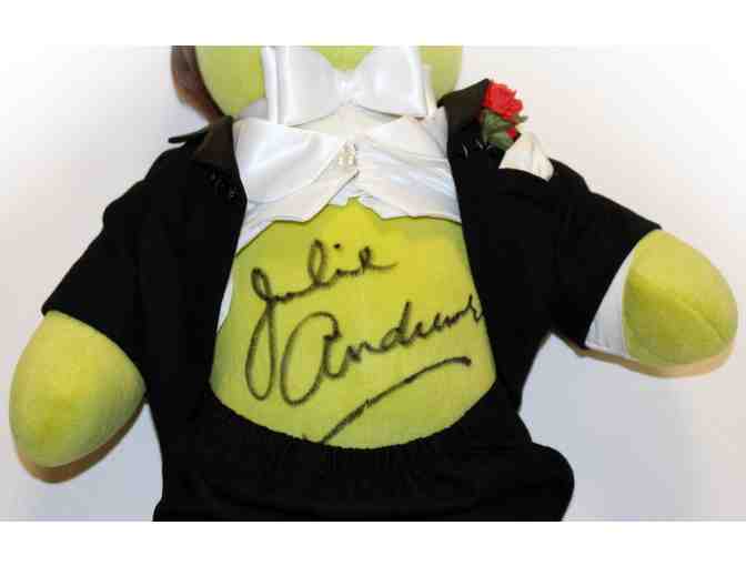 Julie Andrews-signed 'Victor Bear' and signed poster from Victor Victoria