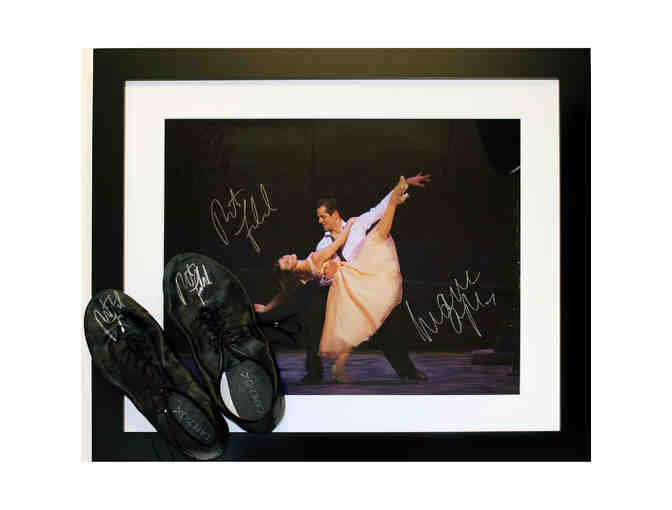 Framed and signed photo of Leanne Cope and Robert Fairchild from An American in Paris