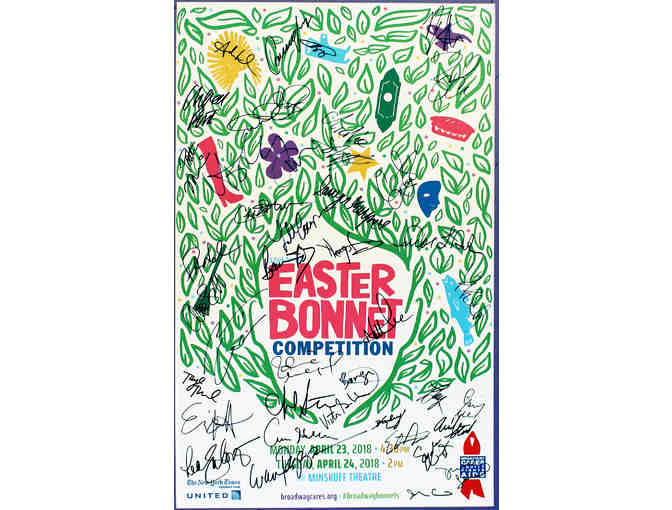 2018 Easter Bonnet Competition signed poster and DVD