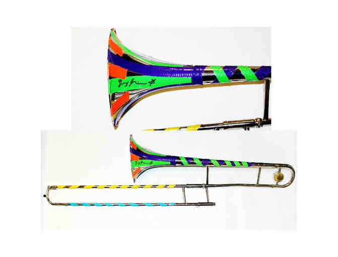 Autographed prop trombone from SpongeBob SquarePants