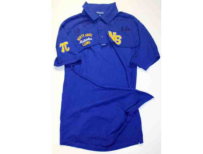Signed 'Mathletes' polo shirt costume from Mean Girls