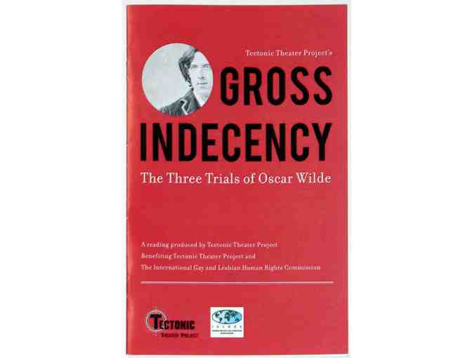Signed Gross Indencency: The Three Truths of Oscar Wilde poster, program & script