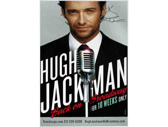 Hugh Jackman-signed Hugh Jackman Back on Broadway poster