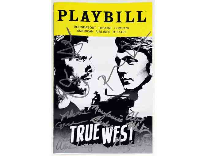 Signed True West Opening Night Playbill
