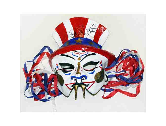 Lea Salonga-signed 'The American Dream' mask from Miss Saigon