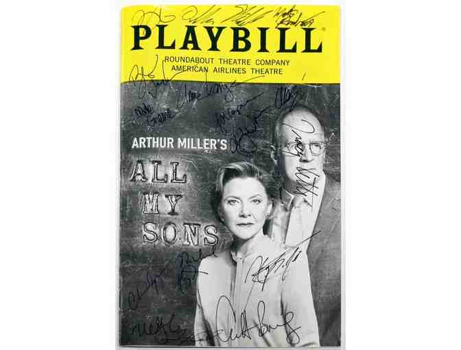 Signed All My Sons Opening Night Playbill