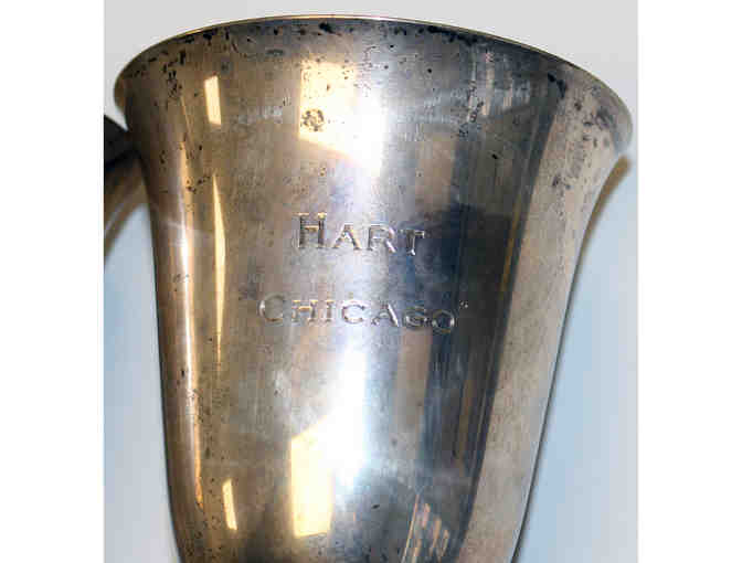 Silver goblets given to Gwen Verdon during the original run of Chicago