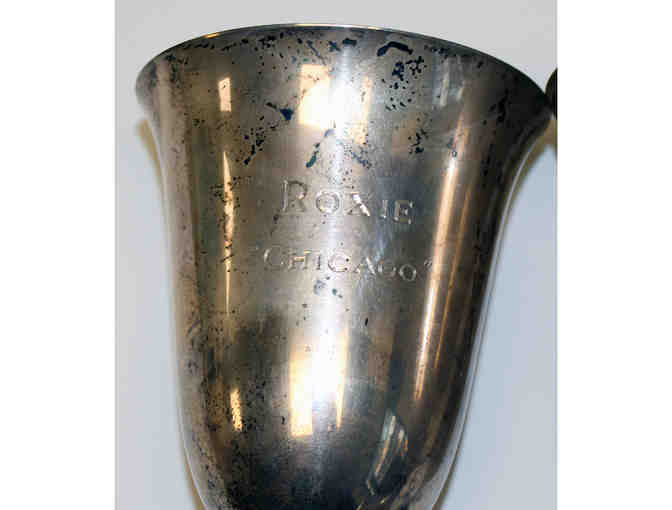 Silver goblets given to Gwen Verdon during the original run of Chicago