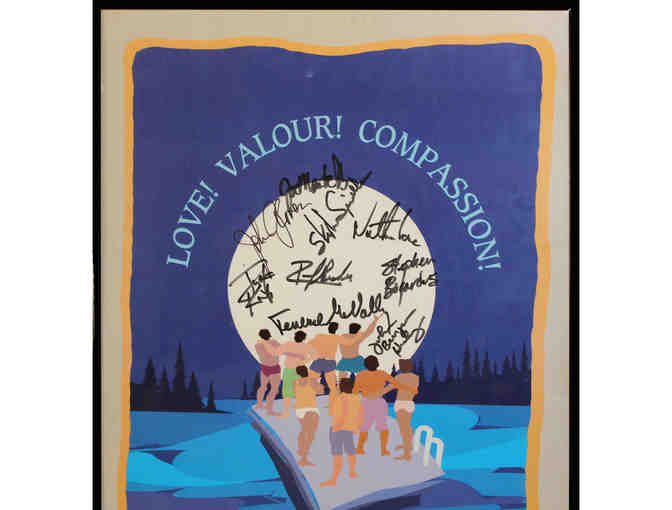 Nathan Lane-signed Love! Valour! Compassion! Poster