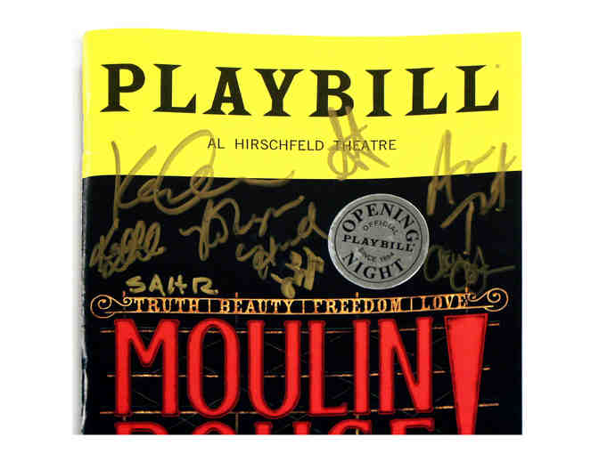 Signed Moulin Rouge! The Musical Opening Night Playbill