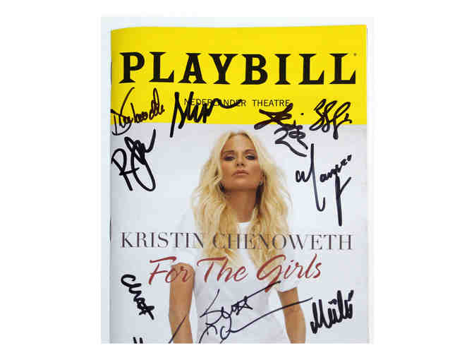 Signed Kristin Chenoweth: For the Girls opening night Playbill