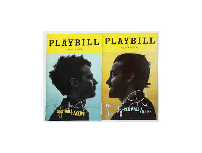 Sea Wall/A Life opening night Playbill set, signed by Jake Gyllenhaal and Tom Sturridge