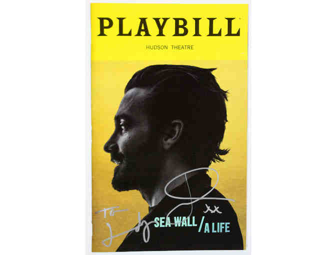 Sea Wall/A Life opening night Playbill set, signed by Jake Gyllenhaal and Tom Sturridge