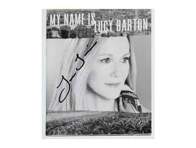 My Name is Lucy Barton opening night Playbill, signed by Laura Linney