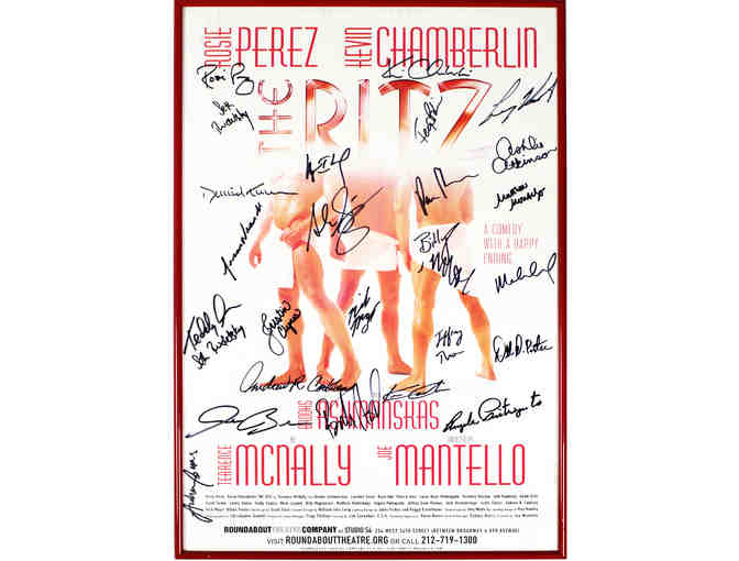 The Ritz poster, signed by Rosie Perez, Seth Rudetsky and more
