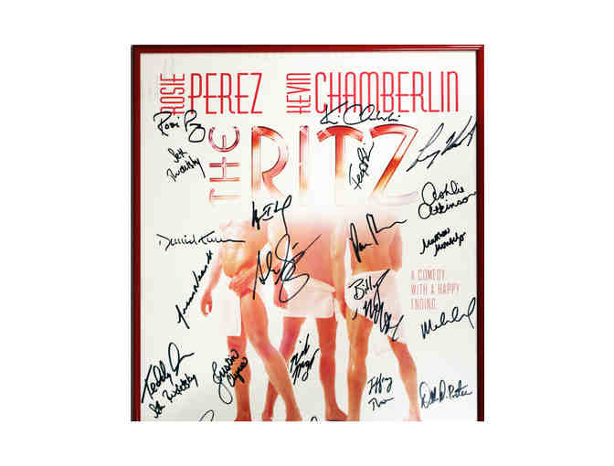 The Ritz poster, signed by Rosie Perez, Seth Rudetsky and more