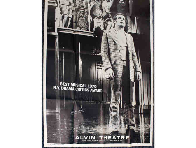 Three sheet poster from the original Company, signed by Stephen Sondheim