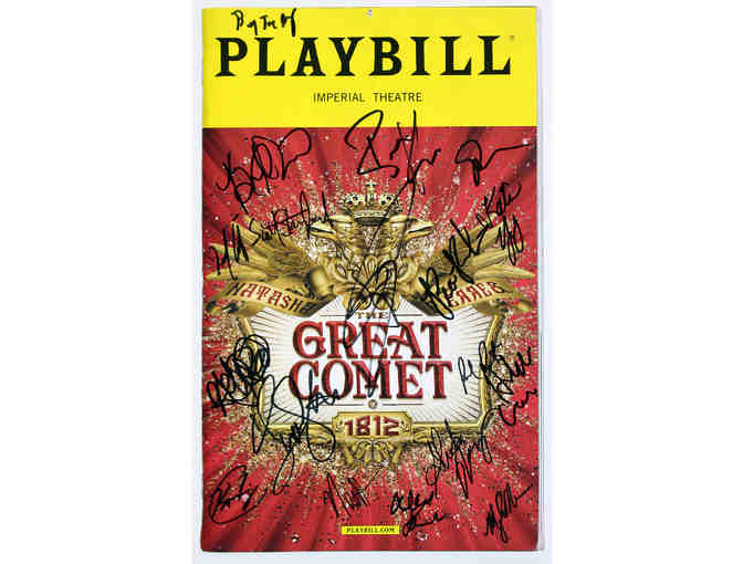 Natasha, Pierre, and the Great Comet of 1812 Playbill, signed by Josh Groban and more