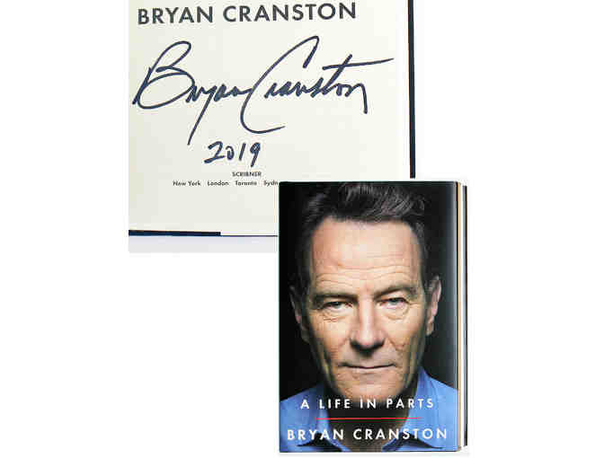 Signed copy of Bryan Cranston's memoir 'A Life in Parts'