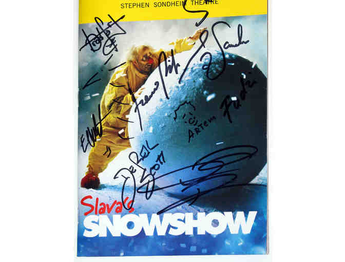 Signed Slava's Snowshow opening night Playbill