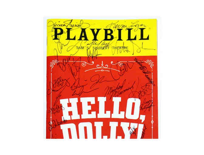 Hello, Dolly! Playbill, signed by Victor Garber, Bernadette Peters and more