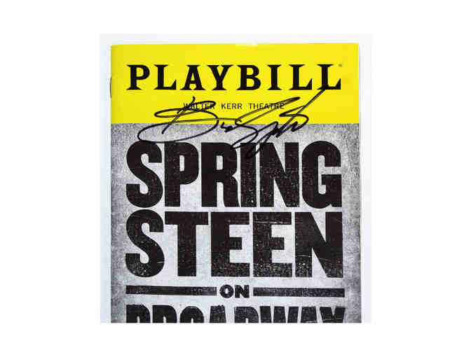 Springsteen on Broadway Playbill, signed by Bruce Springsteen