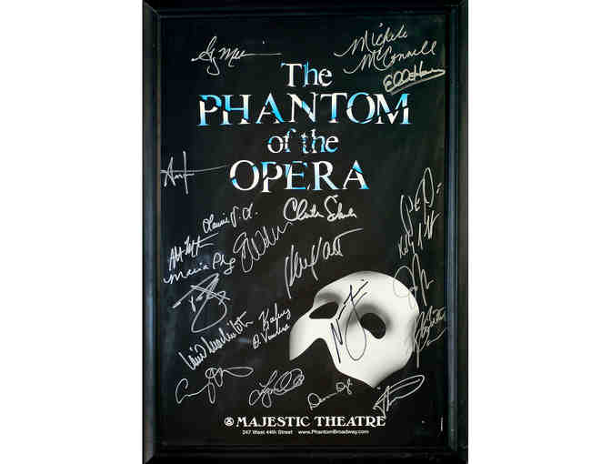 The Phantom of the Opera poster, signed by Norm Lewis and more