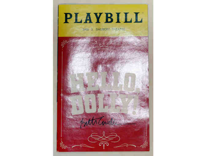 Hello Dolly! Playbill, signed by Bette Midler