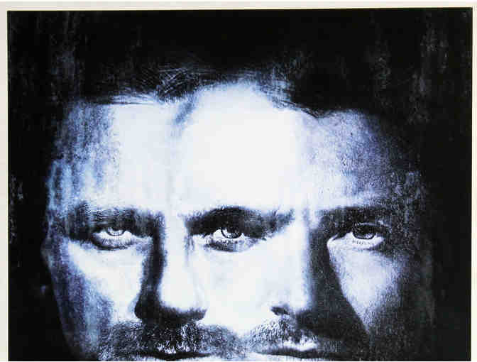 A Steady Rain poster, signed by Daniel Craig and Hugh Jackman