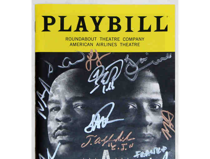 A Soldier's Play opening night Playbill, signed by the entire Broadway cast