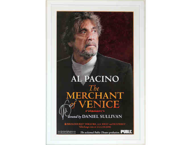2004 The Merchant of Venice poster, signed by Al Pacino