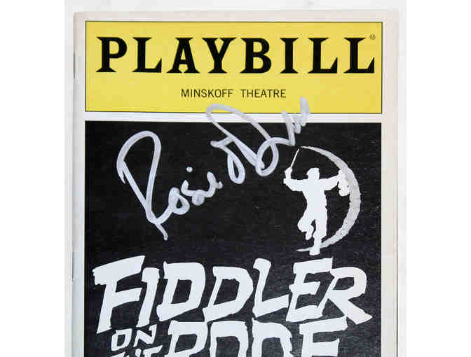 Fiddler on the Roof Playbill, signed by Harvey Fierstein and Rosie O'Donnell