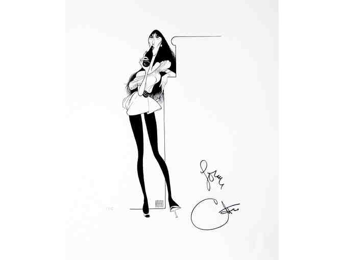 Come Back to the Five & Dime Jimmy Dean, Jimmy Dean print by Al Hirschfeld, signed by Cher