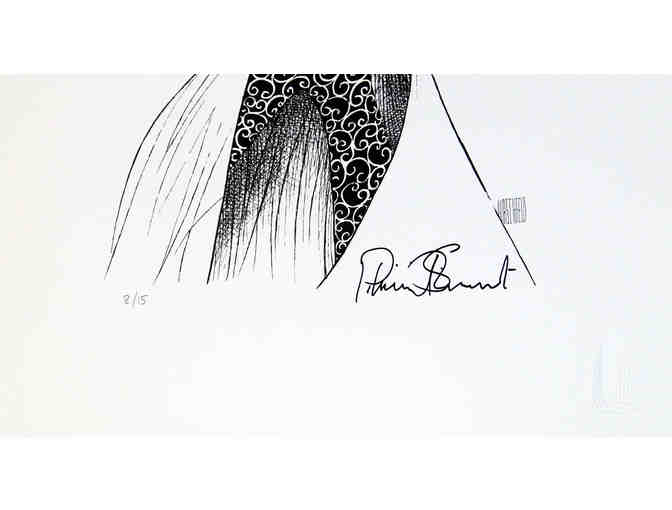 The Tempest print by Al Hirschfeld, signed by Sir Patrick Stewart
