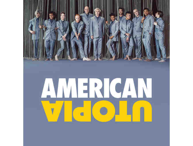 Virtual Meeting with David Byrne and Tickets to American Utopia on Broadway