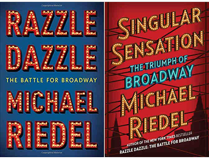 Lunch with Michael Riedel and Signed Copies of His Two Books