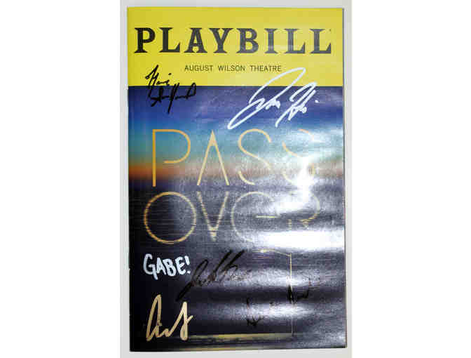Pass Over Playbill, signed by the entire original Broadway cast