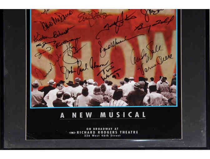1997 Side Show poster signed by the entire original Broadway cast