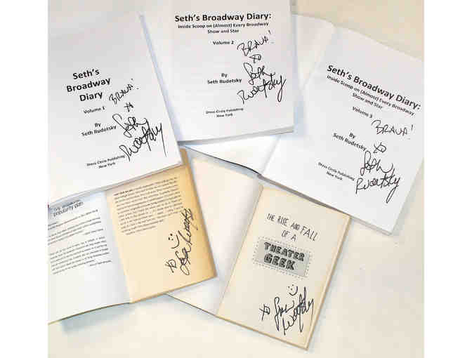 Five autographed books by SiriusXM's Seth Rudetsky