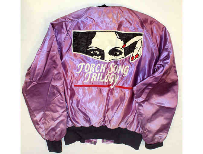 Satin show jacket from the original 1982 Broadway production of Torch Song Trilogy