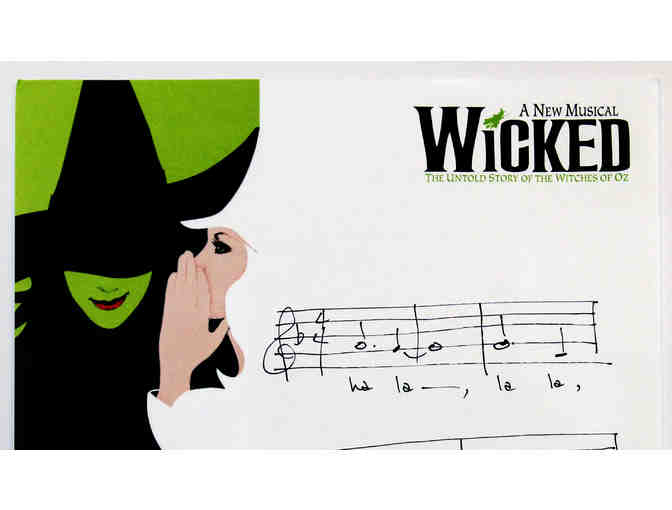 Handwritten and Signed Popular Musical Phrase from Wicked
