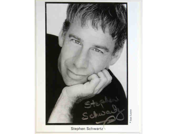 Autographed and framed photograph of Stephen Schwartz