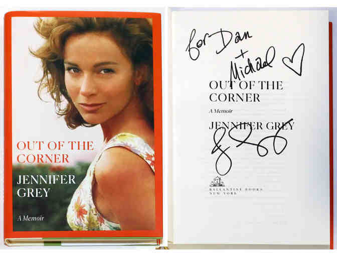 Jennifer Grey-autographed autobiography, Out of the Corner
