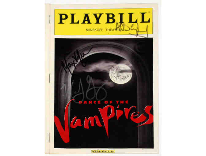 Autographed Dance of the Vampire Playbill