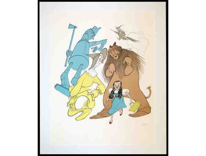 The Wizard of Oz illustration drawn and signed by Al Hirschfeld