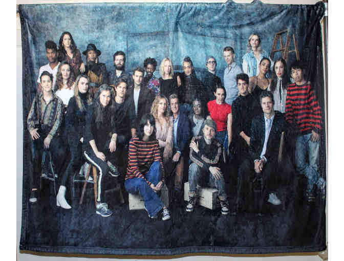 Jagged Little Pill cast photo blanket / opening night gift from Alanis Morissette