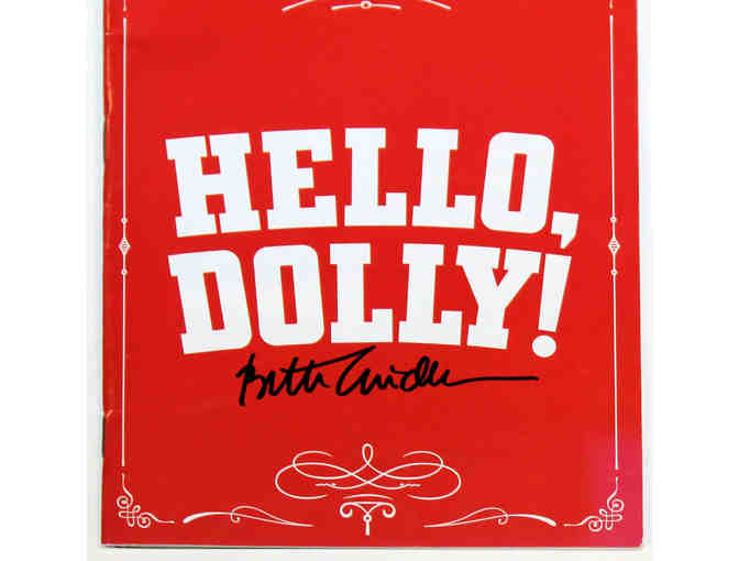 Hello Dolly! 2017 Broadway revival Playbill, signed by Bette Midler
