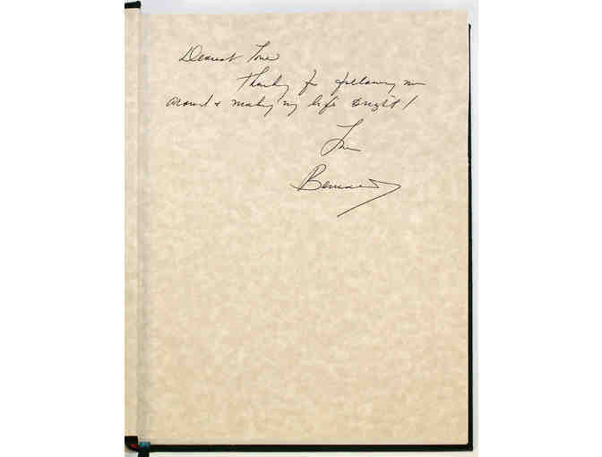 Hardbound A Little Night Music script signed by Bernadette Peters