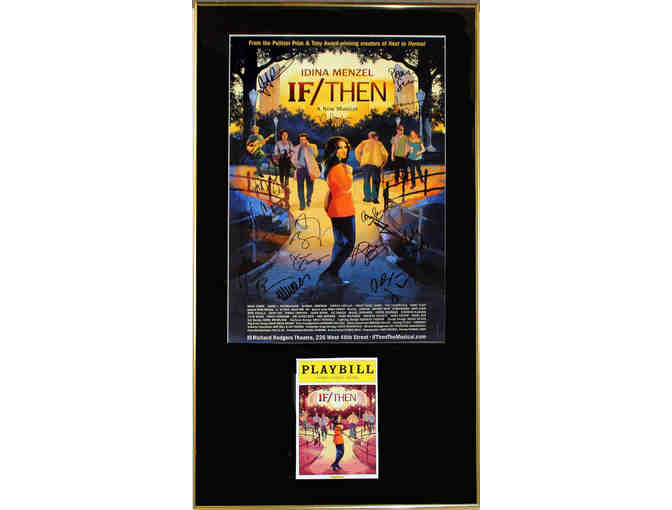 Framed and matted poster and Playbill from If/Then